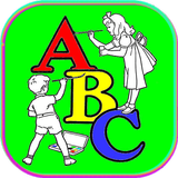 ABC Kids Coloring Book icône