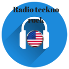 Radio free mmo music teckno rock app station icône