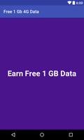 Poster Free 1gb data 4G free Recharge