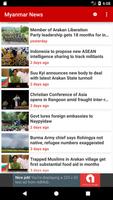 Myanmar News imagem de tela 1