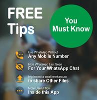 Secret Tips for WhatsApp Chat poster