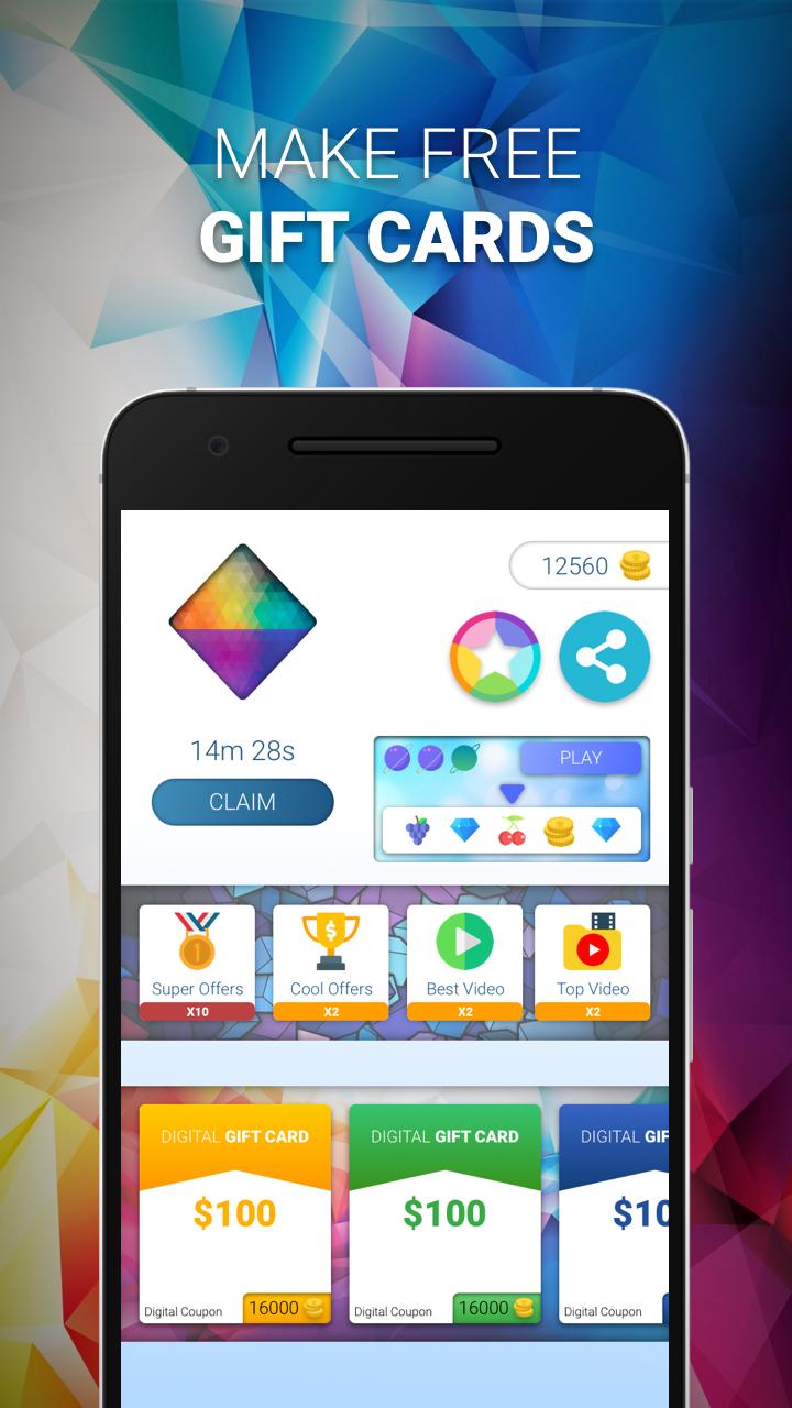 Free Gift Cards Generator for Android APK Download