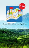 GPS Free Live Navigation Affiche