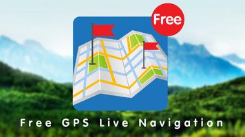 Free GPS Live Navigation ảnh chụp màn hình 1
