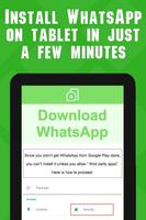 Install WhatsApp on Tablet Tip تصوير الشاشة 1