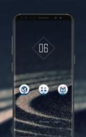 Fresh Navy Blue Lace Icon Pack स्क्रीनशॉट 1