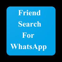 Friend Search for WhatsApp 2017 Affiche