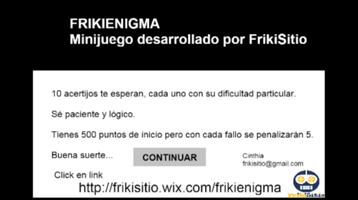 FrikiEnigma Affiche