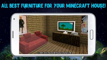 Furniture mods for Minecraft 海報