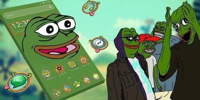 Pepe Frog Meme Theme captura de pantalla 3