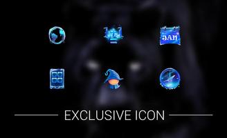Frostyneon Blue Magic Icon Pack capture d'écran 2