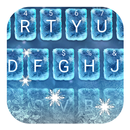 Frozen Flowers Theme&Emoji Keyboard APK