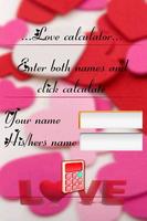 Love calculator Plakat