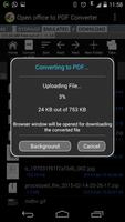 Open Office to PDF Converter स्क्रीनशॉट 2