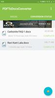 PDF to Docx Converter स्क्रीनशॉट 1