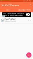 Word to PDF Converter स्क्रीनशॉट 3