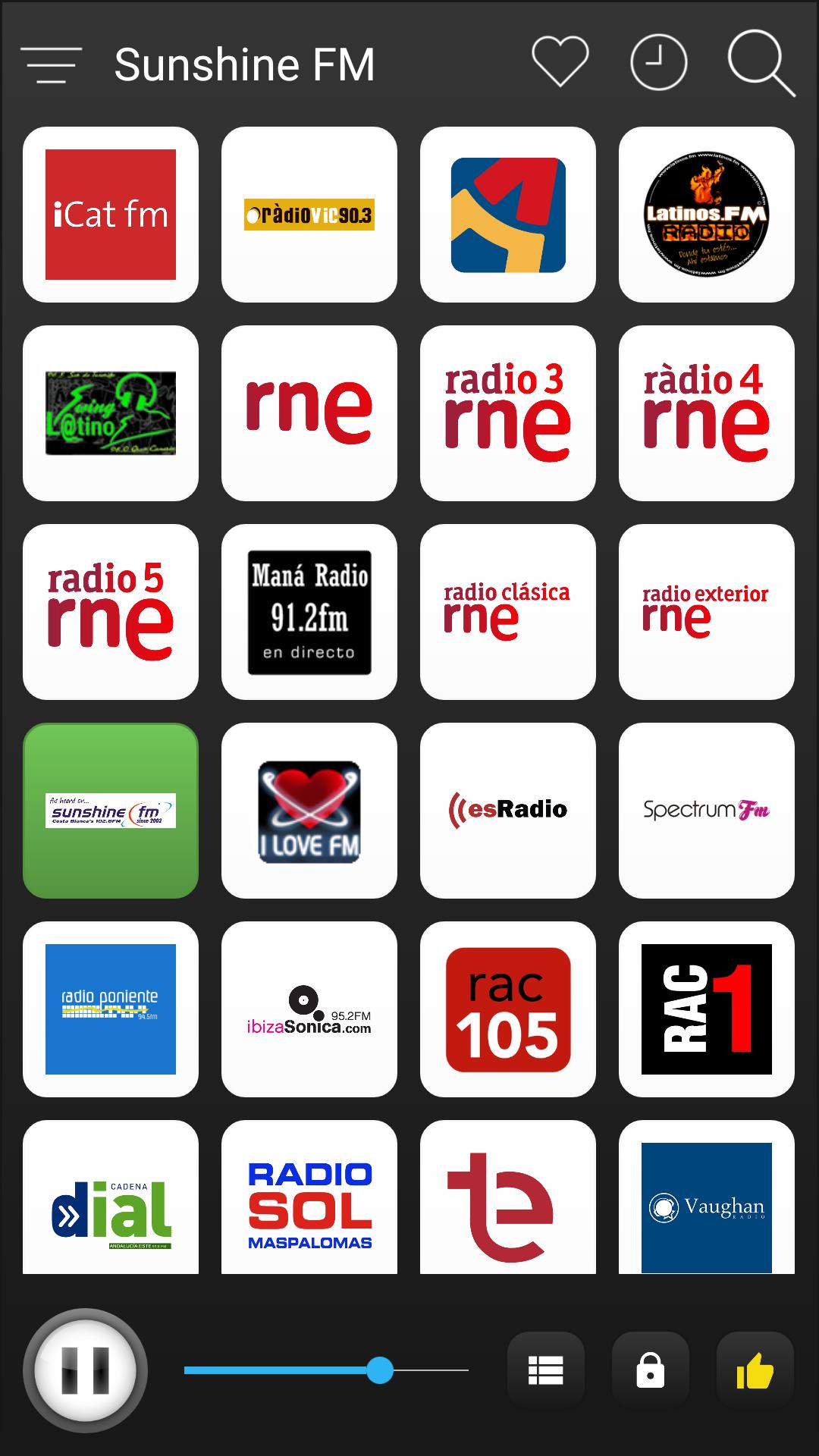 Spain Radio Stations Online Spain FM AM Internet APK برای دانلود اندروید