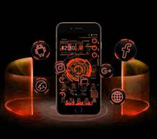 Technology Neon red screenshot 2