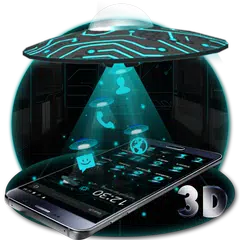 3D Future Spaceship Theme APK download