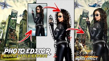3D Movie FX Photo Editor - Movie Style Effect Affiche