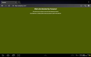Funamo Safe Browser 3.0 скриншот 1