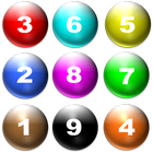 Nombre Balls jeu icône