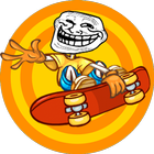 Trollface Skater - Funny Meme Video Game icon