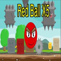 Red Ball x 5 Poster