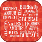 Word Art Generator in French Words icono