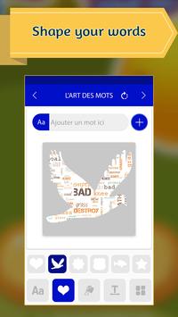 Word Art Generator in French Words screenshot 3
