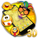 3D Animated Funny Emoji Theme APK