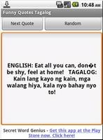 Funny Quotes Tagalog 海报