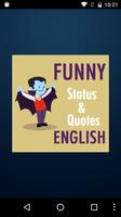 Funny English Status & Quotes poster