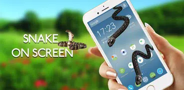 Snake On Screen - Hissing Snake in Phone Joke