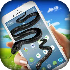 Snake On Screen - Hissing Snake in Phone Joke