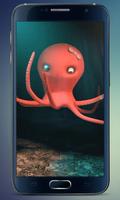 Funny Octopus Live Wallpaper Ekran Görüntüsü 3