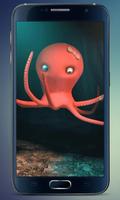 Funny Octopus Live Wallpaper Plakat
