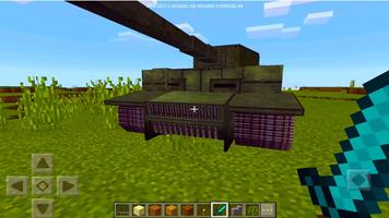 Mod de tanque de guerra real para MCPE captura de pantalla 1