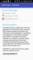 Job Finder - Pakistan capture d'écran 1