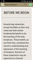 What Adventists Believe पोस्टर
