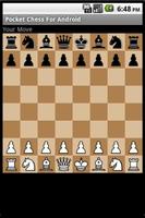 Pocket chess for android Affiche
