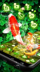 3D Koi Fish Theme APK download