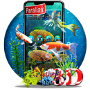 3d parallax Koi fish theme APK