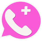 New Whatsapp Plus pink Guide أيقونة