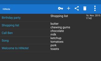 HiNote скриншот 1