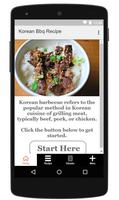 Korean Bbq Recipe Affiche