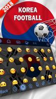 Tema de teclado do futebol coreano 2018 imagem de tela 1