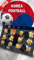 Tema de teclado do futebol coreano 2018 imagem de tela 2