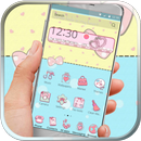 Bowknot Kawaii Kitty rose APK