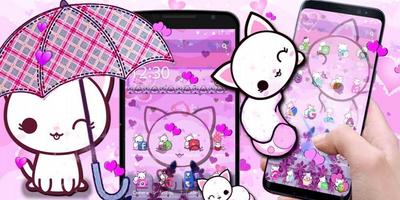 Cute Kawai Cat theme screenshot 3